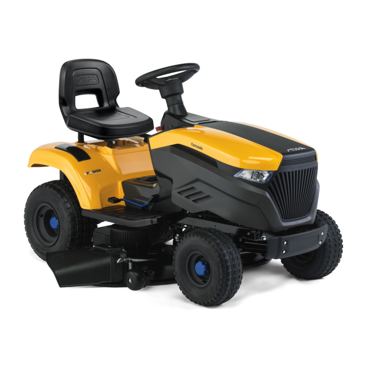 31057_Stiga_2T1270481ST2 Akku-Rasentraktor Tornado 7108e - inkl. Akku und Ladegerät